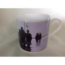 Pendine Beach Medium Bone China mug