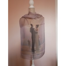 Dance me to the End of Love Silk Chiffon Scarf
