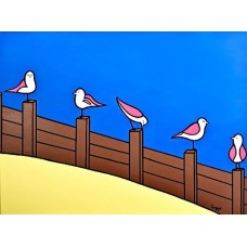 Resting birds (Box Canvas)