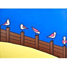 Resting Birds (Mounted Print)